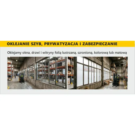 OKLEJANIE SZYB, WITRYN, DRZWI